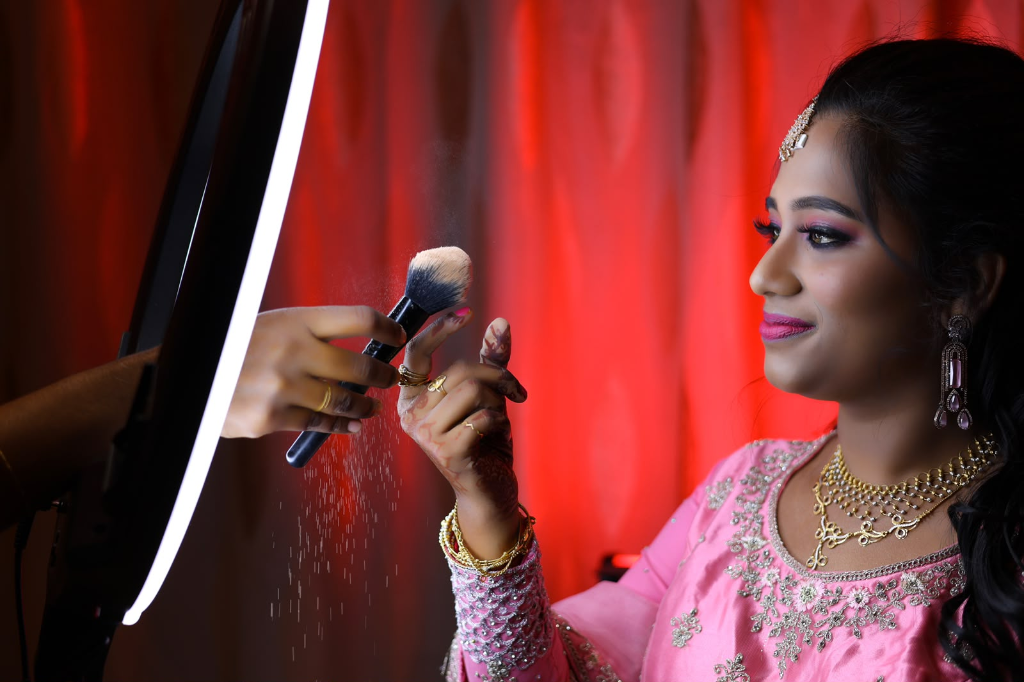 Professional Studio Powder Touchup Session