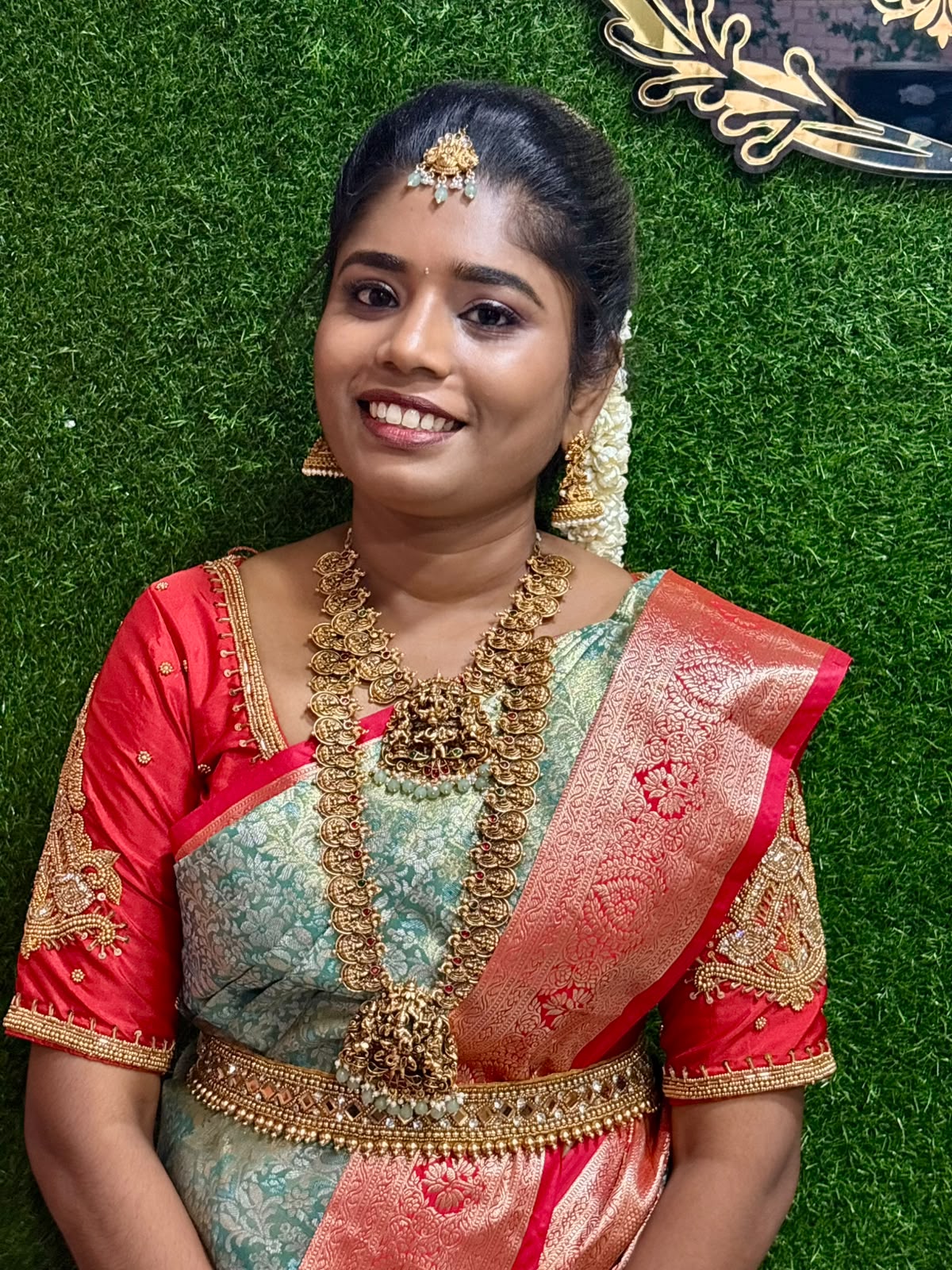 South Indian Kanjeevaram Bridal Glow