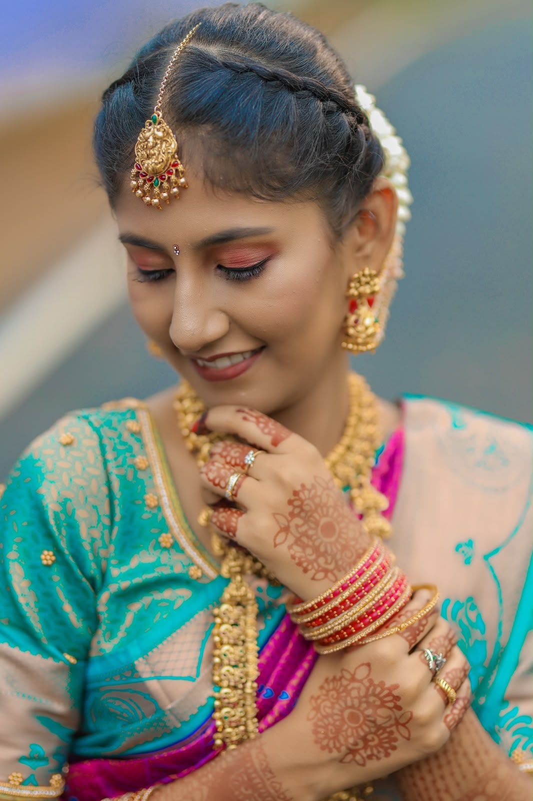 Champagne Shimmer Engagement Glam