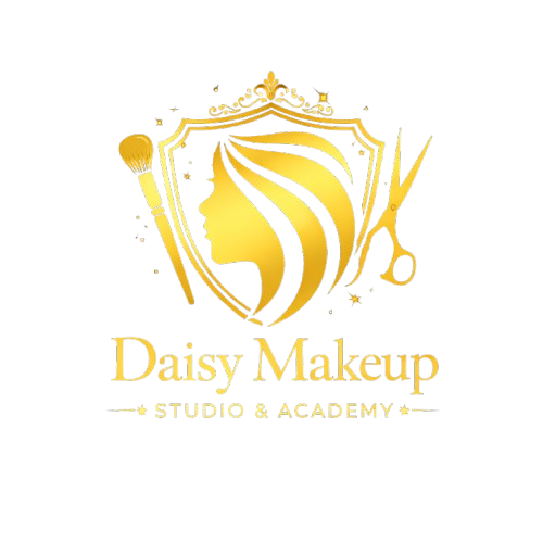 Daisy Makeup Studio & Academy Official Gold Logo